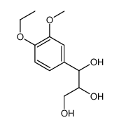 1-(4-ethoxy-3-methoxyphenyl)propane-1,2,3-triol Structure