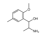 Benzenemethanol, alpha-(1-aminoethyl)-2-methoxy-5-methyl- (9CI)结构式