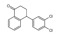 4-(3,4-二氯苯基)-3,4-二氢-1(2H)-萘酮结构式