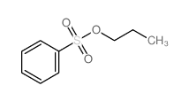 Propyl benzenesulfonate structure