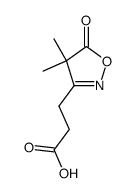3-(4,4-dimethyl-5-keto-3-isoxazole)propionic acid结构式