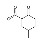 4-methyl-2-nitro-cyclohexanone Structure