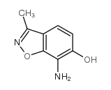 7-氨基-3-甲基苯并[d]异噁唑-6-醇结构式