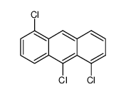 1,5,9-trichloroanthracene结构式