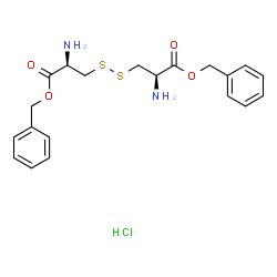 dibenzyl L-cystinate dihydrochloride Structure