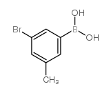 3-Bromo-5-Methylphenylboronic Acid Structure