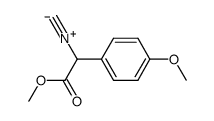 methyl 2-(p-methoxyphenyl)-2-isocyanoacetate结构式