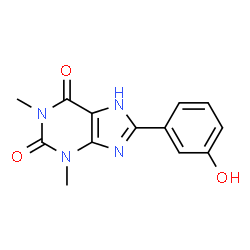 3-(1,3-dimethyl-2,6-dioxo-2,3,6,7-tetrahydro-1H-purin-9-ium-8-yl)phenolate picture
