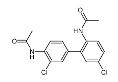 N,N'-(5,3'-dichloro-biphenyl-2,4'-diyl)-bis-acetamide结构式
