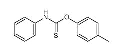O-(4-methylphenyl) N-phenylthioncarbamate结构式