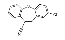 2-chloro-10,11-dihydrodibenzo(b,f)thiepin-10-carbonitrile Structure