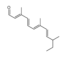 3,7,10-trimethyldodeca-2,4,6,8-tetraenal Structure