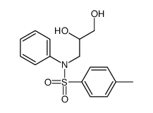 N-(2,3-dihydroxypropyl)-4-methyl-N-phenylbenzenesulfonamide结构式