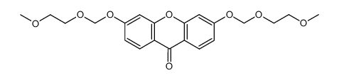 3,6-bis(2-methoxyethoxymethoxy)xanthen-9-one结构式