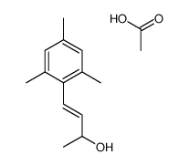 acetic acid,4-(2,4,6-trimethylphenyl)but-3-en-2-ol结构式
