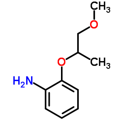 2-[(1-Methoxy-2-propanyl)oxy]aniline结构式
