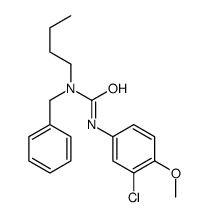 1-benzyl-1-butyl-3-(3-chloro-4-methoxyphenyl)urea Structure