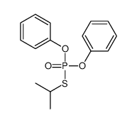 [phenoxy(propan-2-ylsulfanyl)phosphoryl]oxybenzene结构式