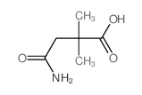 4-氨基-2,2-二甲基-4-氧代丁酸结构式