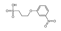3-(3-nitrophenoxy)propane-1-sulfonic acid结构式