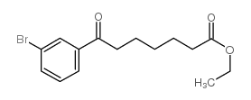 ethyl 7-(3-bromophenyl)-7-oxoheptanoate结构式