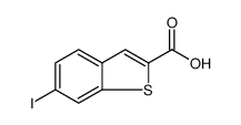 Benzo[b]thiophene-2-carboxylic acid, 6-iodo Structure