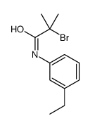 2-bromo-N-(3-ethylphenyl)-2-methylpropanamide Structure