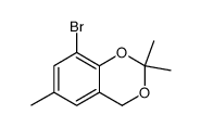 4H-1,3-BENZODIOXIN,8-BROMO-2,2,6-TRIMETHYL-结构式