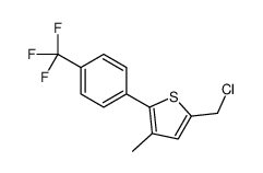 5-(chloromethyl)-3-methyl-2-[4-(trifluoromethyl)phenyl]thiophene Structure