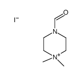 4,4-dimethylpiperazin-4-ium-1-carbaldehyde,iodide Structure