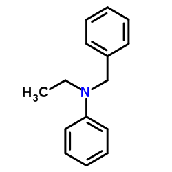 N-乙基-N-苄基苯胺结构式
