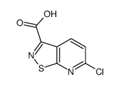 6-氯异噻唑[5,4-b]吡啶-3-羧酸结构式