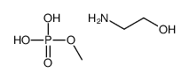 2-aminoethanol,methyl dihydrogen phosphate Structure