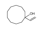 1-vinyl-1-cyclodecanol Structure