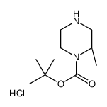 (S)-1-BOC-2-METHYLPIPERAZINE HYDROCHLORIDE Structure