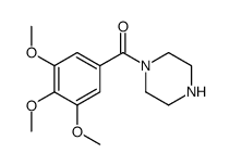 piperazin-1-yl-(3,4,5-trimethoxyphenyl)methanone Structure