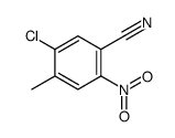 5-chloro-4-methyl-2-nitrobenzonitrile Structure