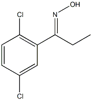 1-(2,5-二氯苯基)丙-1-酮肟结构式