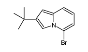 5-溴-2-叔丁基吲哚嗪结构式