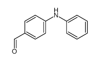 4-(苯基氨基)苯甲醛结构式