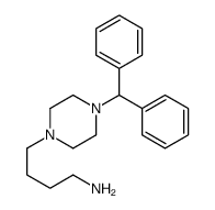 1-(4-Aminobutyl)-4-(diphenylmethyl)piperazine结构式