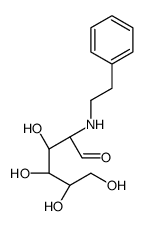 (2R,3R,4S,5R)-3,4,5,6-tetrahydroxy-2-(2-phenylethylamino)hexanal结构式