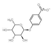 4-硝基苯基α-L-岩藻吡喃糖苷结构式