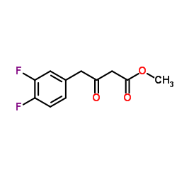 Methyl 4-(3,4-difluorophenyl)-3-oxobutanoate Structure
