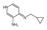 N4-(环丙基甲基)吡啶-3,4-二胺结构式