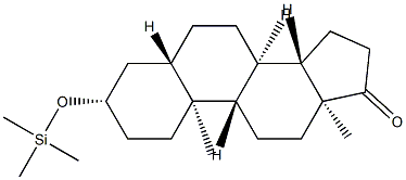 3β-[(Trimethylsilyl)oxy]-5α-androstan-17-one结构式