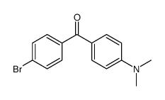 (4-bromophenyl)-[4-(dimethylamino)phenyl]methanone Structure