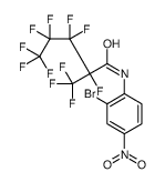 N-(2-Bromo-4-nitrophenyl)-2,3,3,4,4,5,5,5-octafluoro-2-(trifluoro methyl)pentanamide Structure