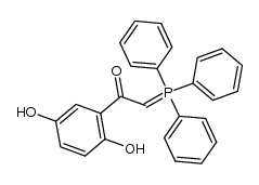 1-(2,5-dihydroxyphenyl)-2-(triphenylphosphoranylidene)ethanone Structure