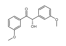 (S)-2-hydroxy-1,2-bis(3-methoxyphenyl)ethan-1-one结构式